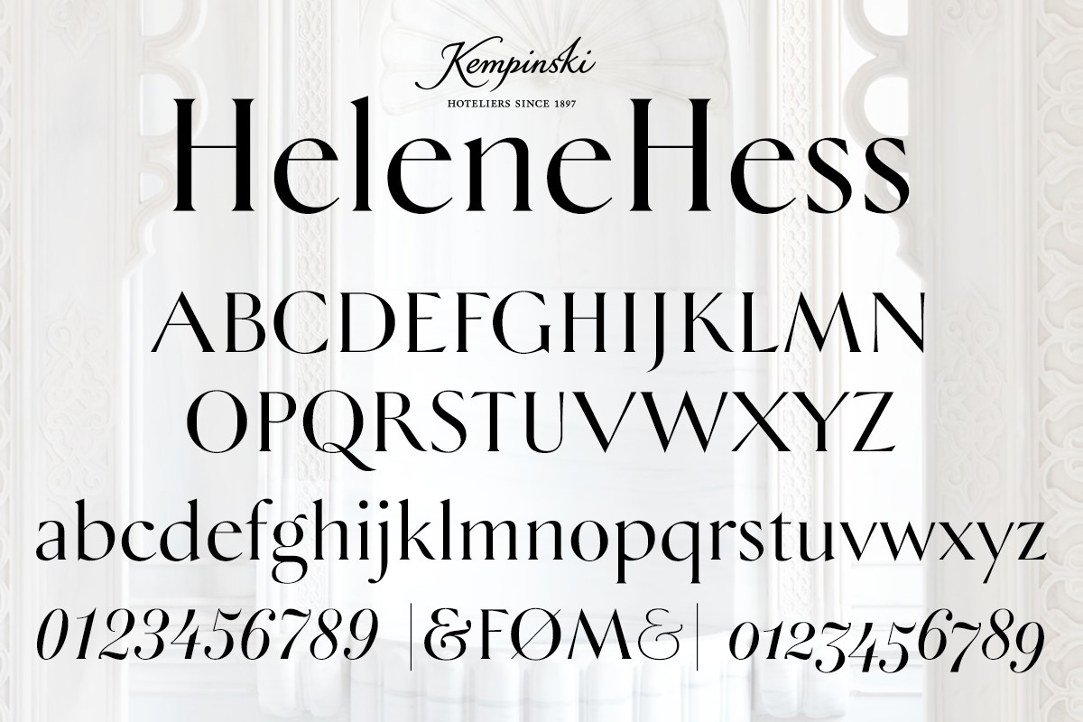 HeleneHess Font preview