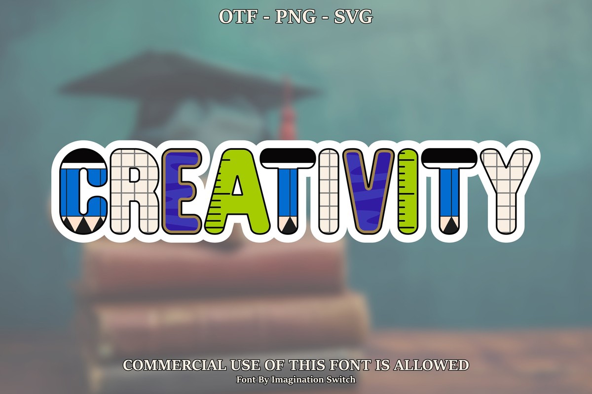 Creativity Collection 2 Font preview