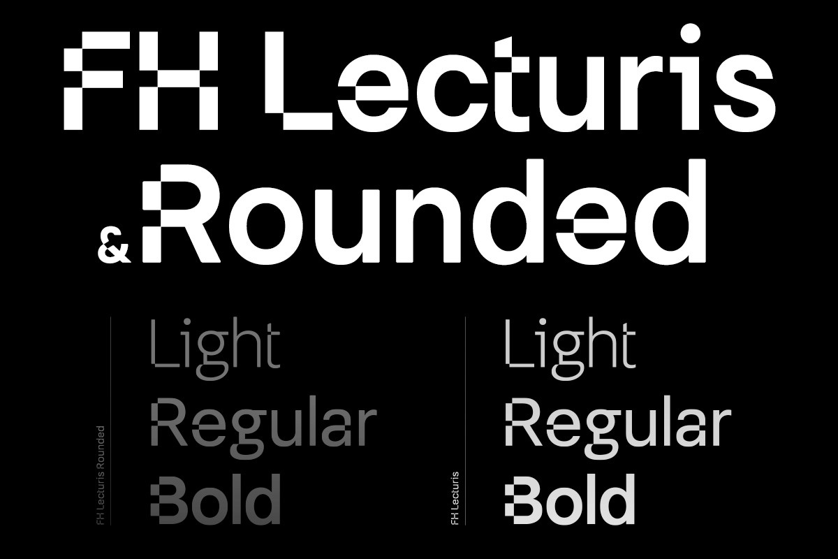 FH Lecturis Bold Font preview