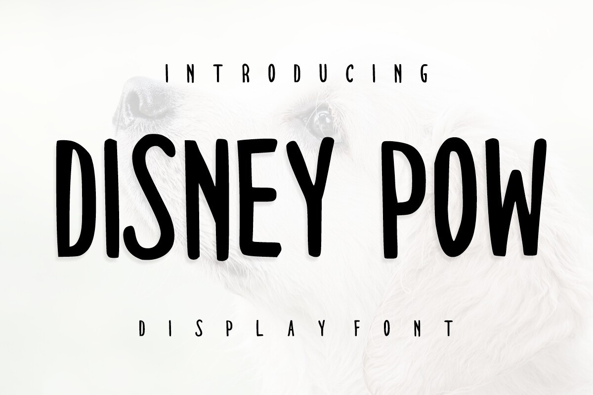 Disney Pow Font preview