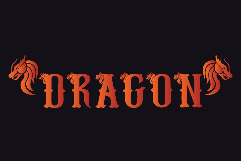 Dragon Font preview