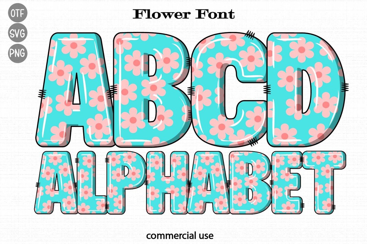 Flower Font Font preview