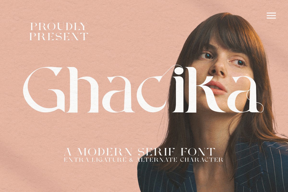 Ghacika Regular Font preview