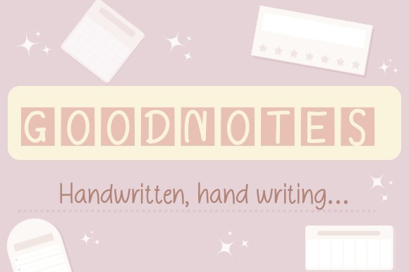 Goodnotes Font preview