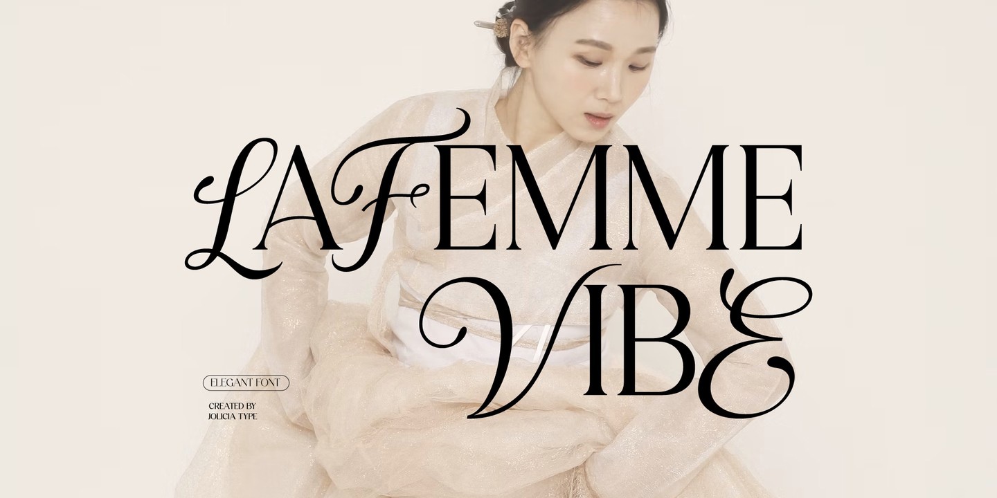 Lafemme Vibe Regular Font preview