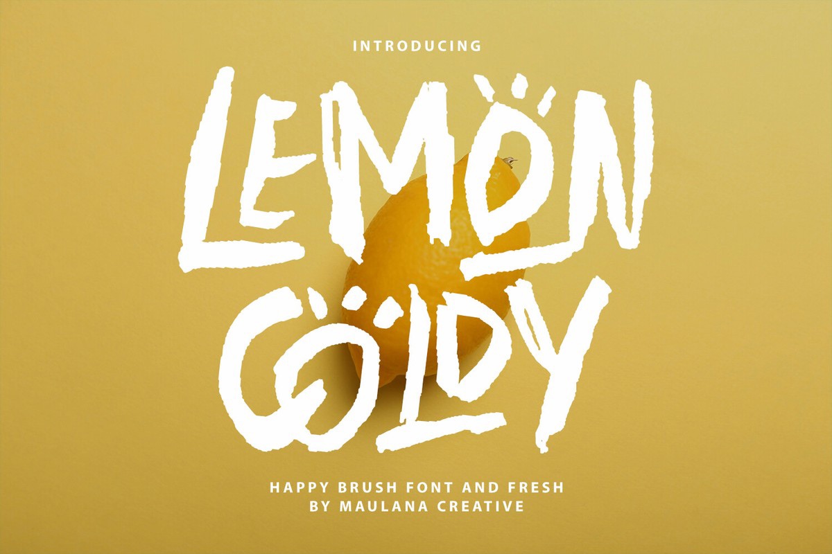 Lemon Coldy Regular Font preview