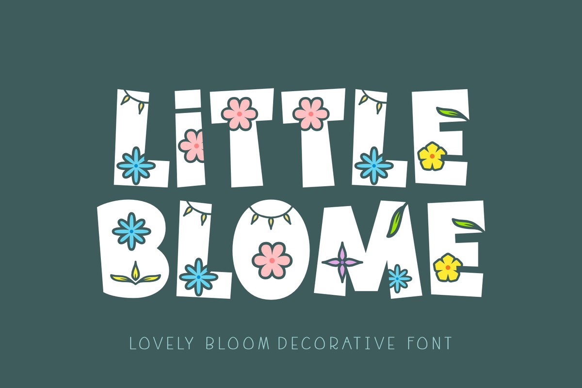 Little Blome Regular Font preview