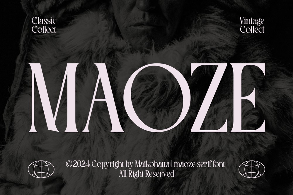 Maoze Regular Font preview