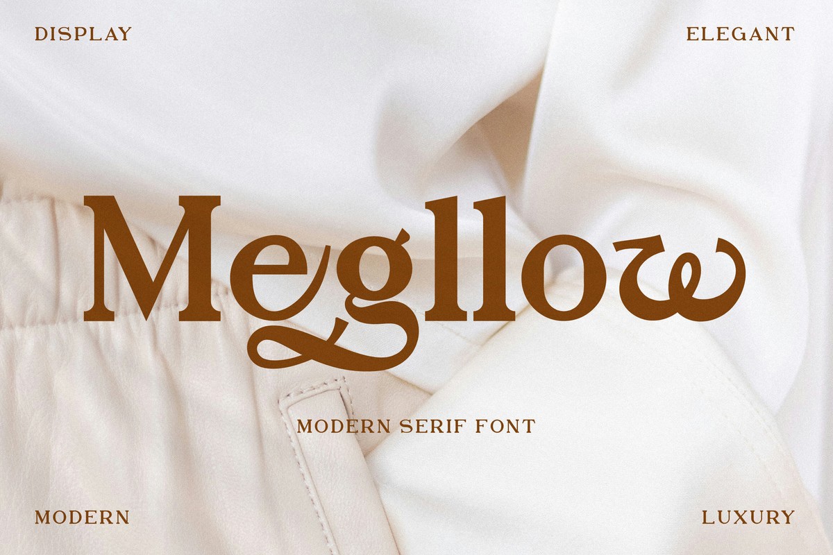 Megllow Regular Font preview