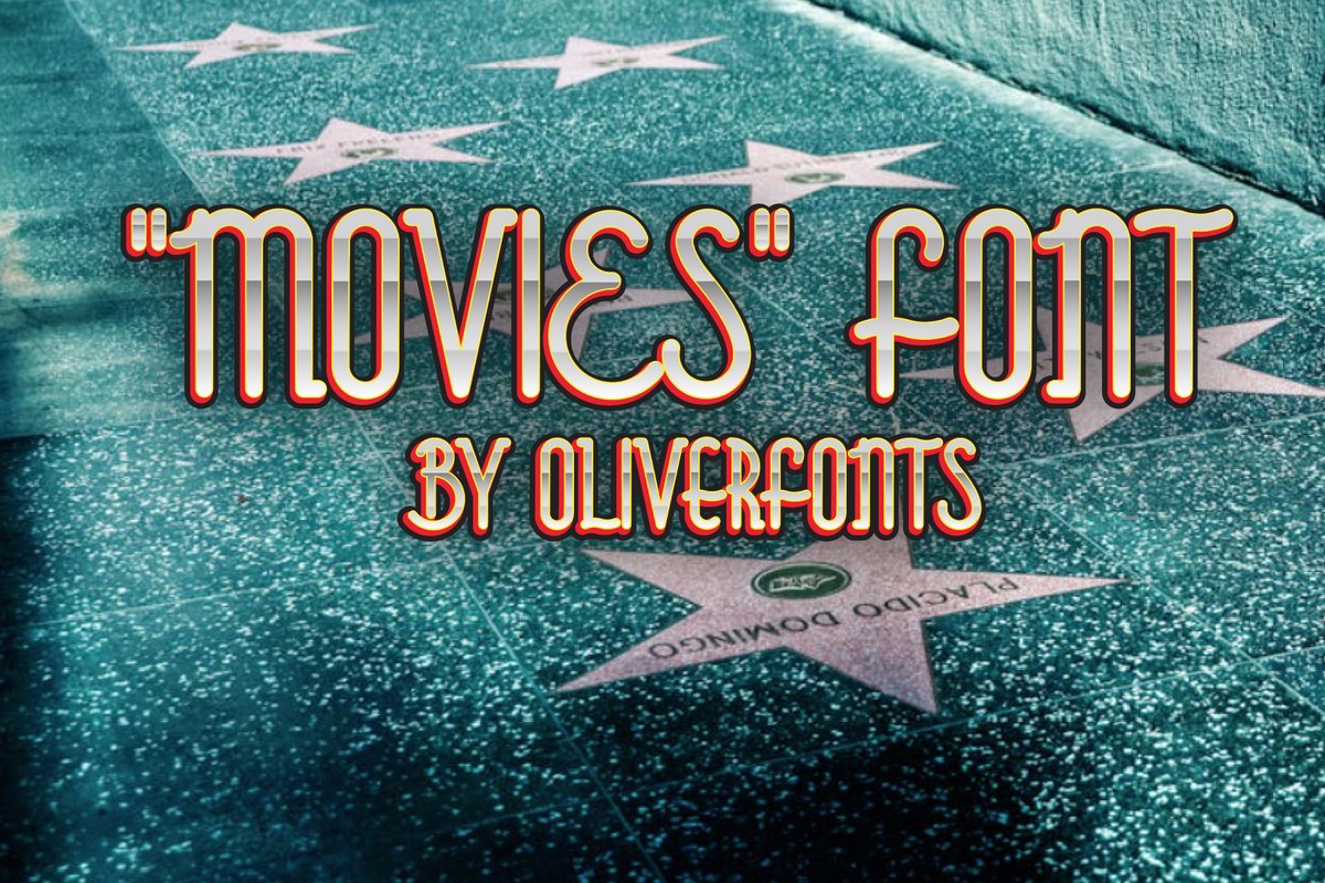 Movies Regular Font preview