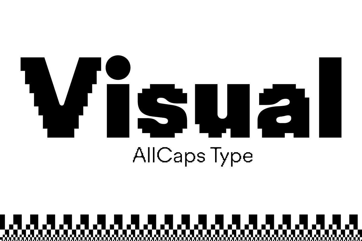 Visual Medium Font preview