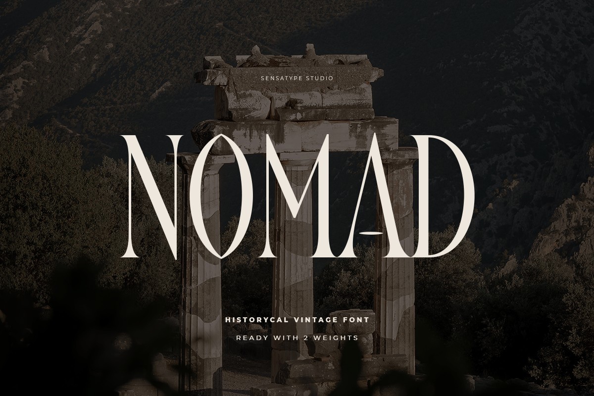 Nomad Bold Font preview