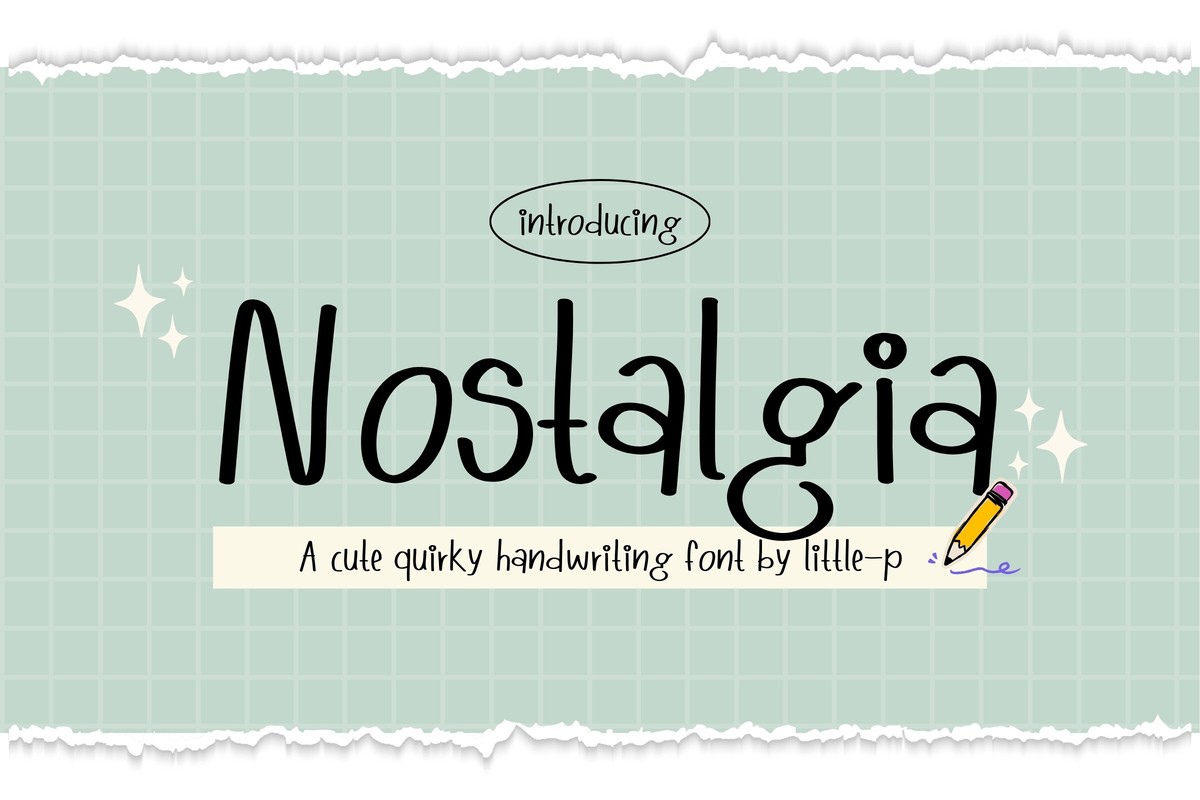 Nostalgia Font preview