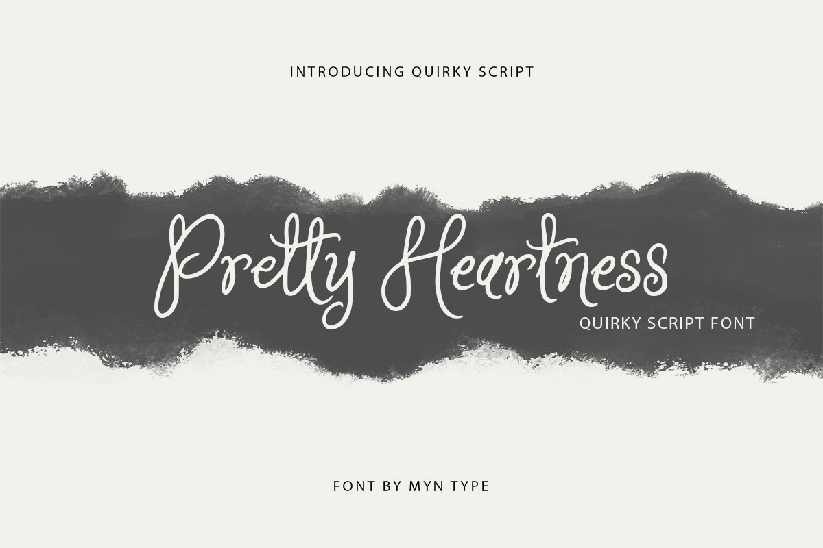 Pretty Heartness Regular Font preview