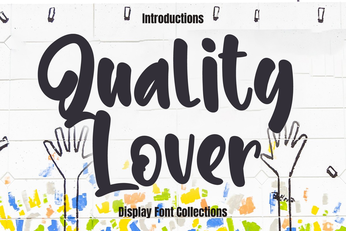 Quality Lover Regular Font preview