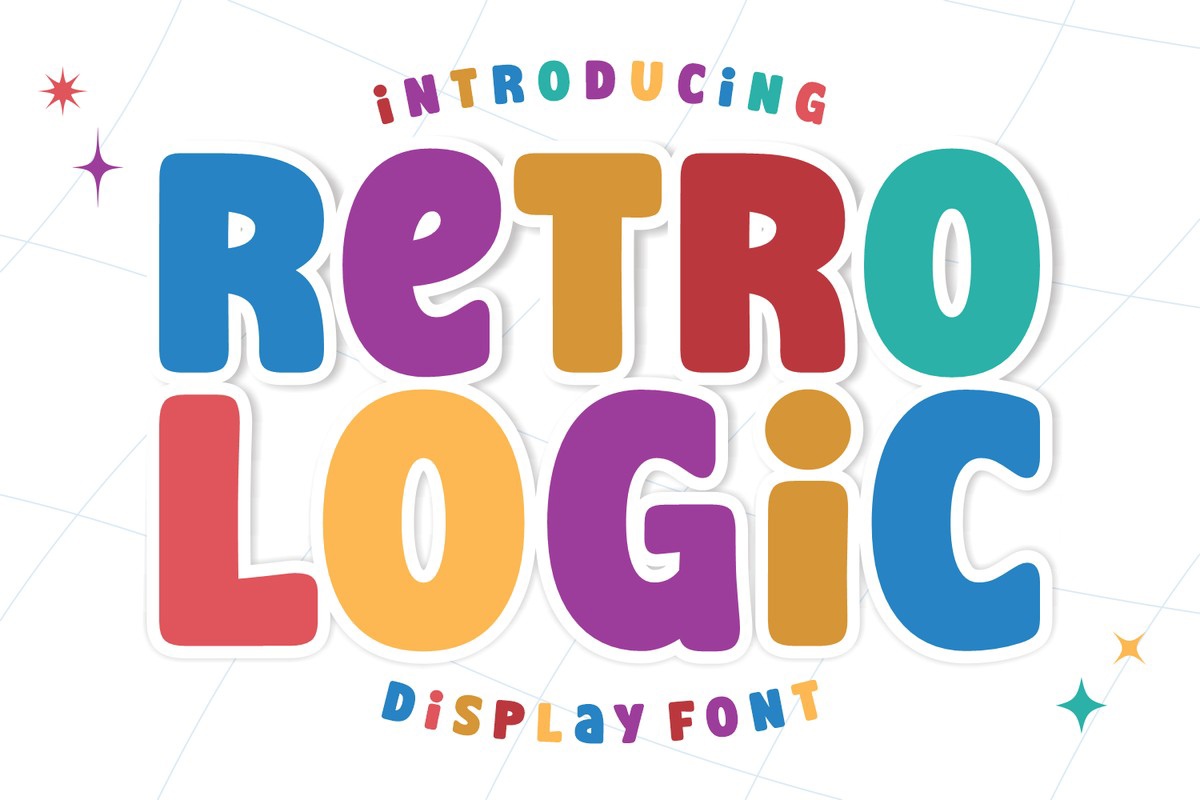 Retro Logic Font preview