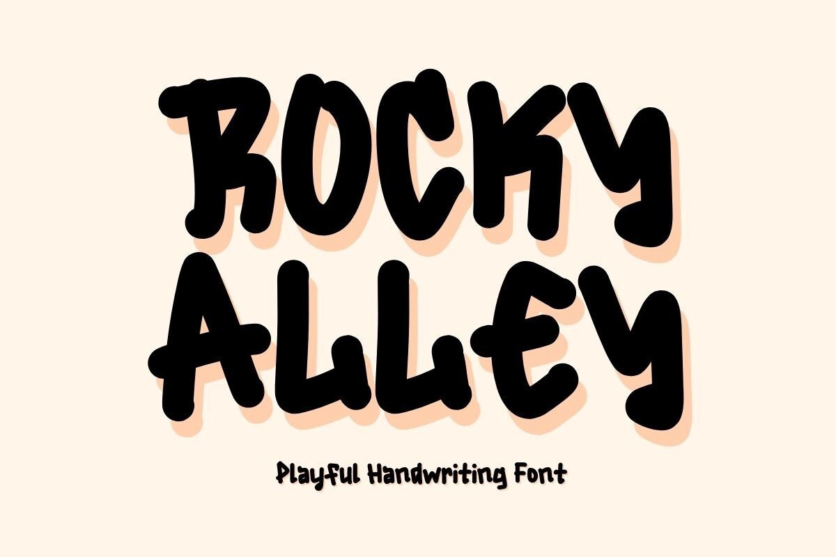 Rocky Alley Regular Font preview