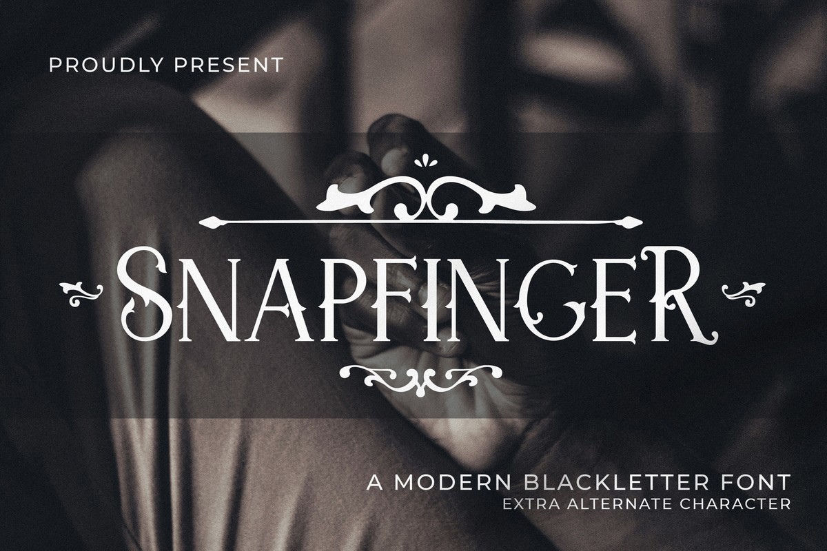 Snapfinger Font preview