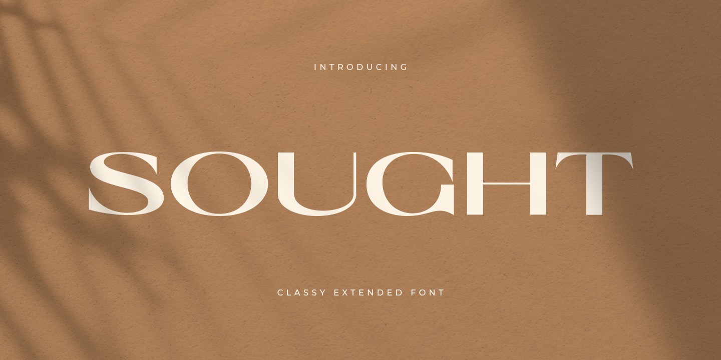 Sought Regular Font preview