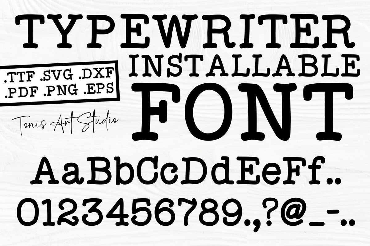 AB Typewriter Regular Font preview