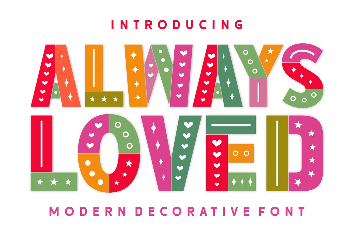 Always Loved Font preview