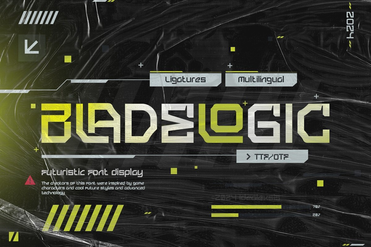 Blade Logic Regular Font preview