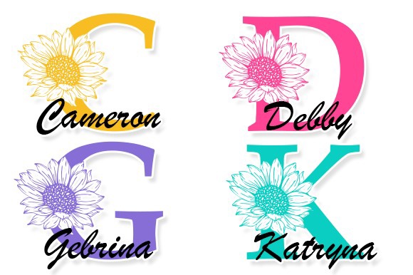 Cameron Monogram Font preview