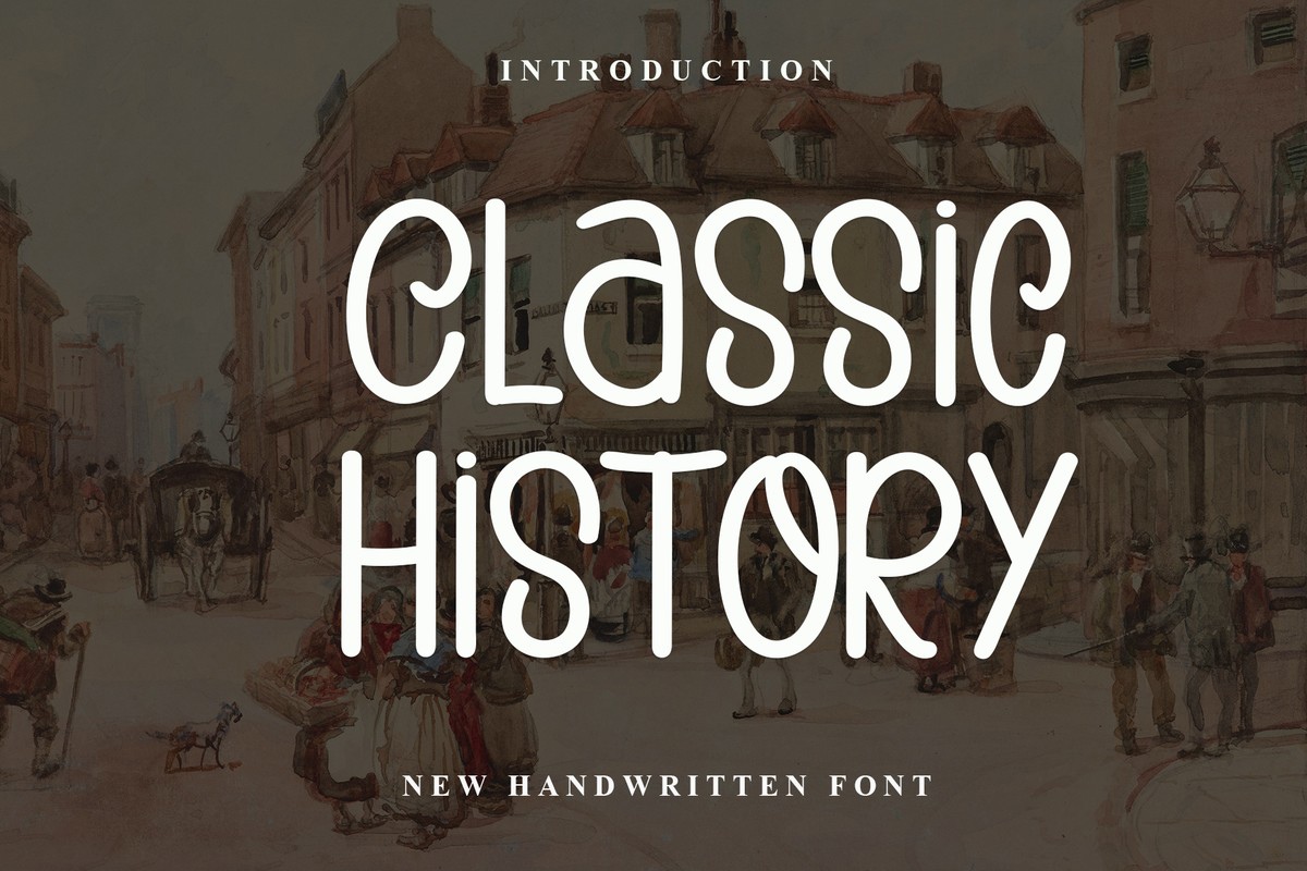 Classic History Font preview