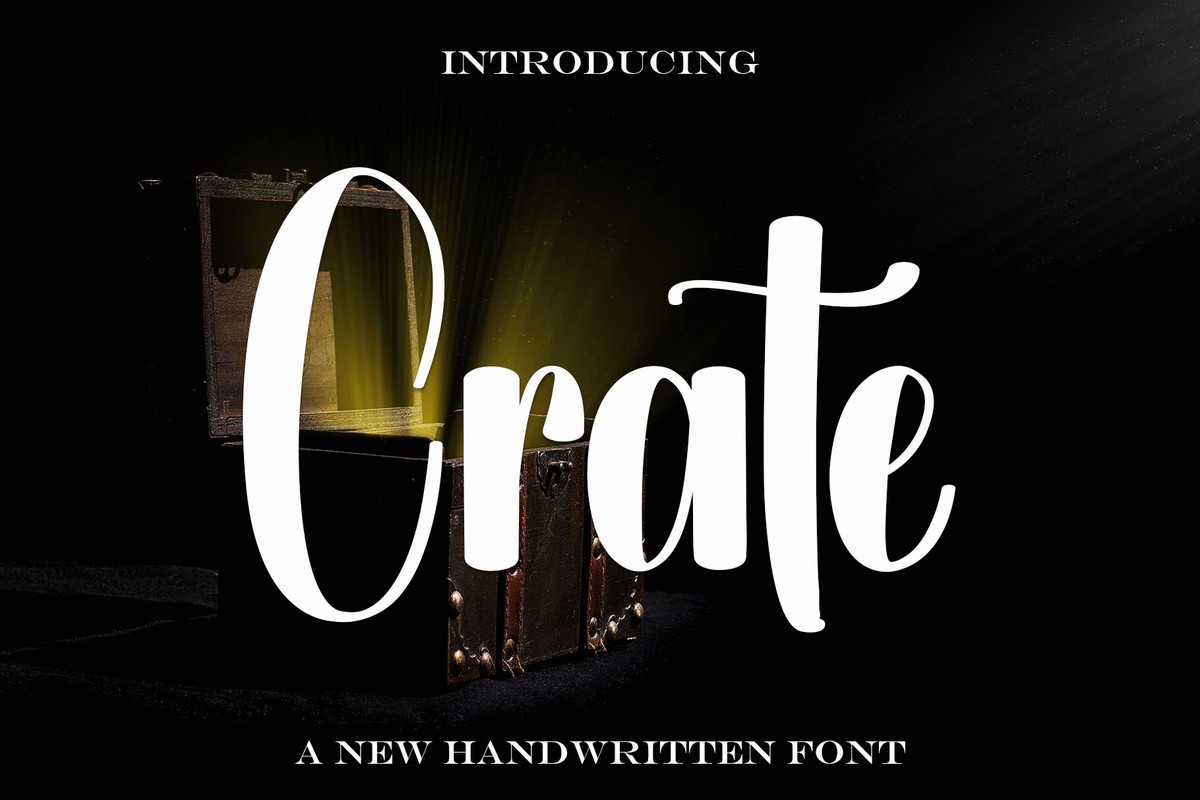 Crate Font preview