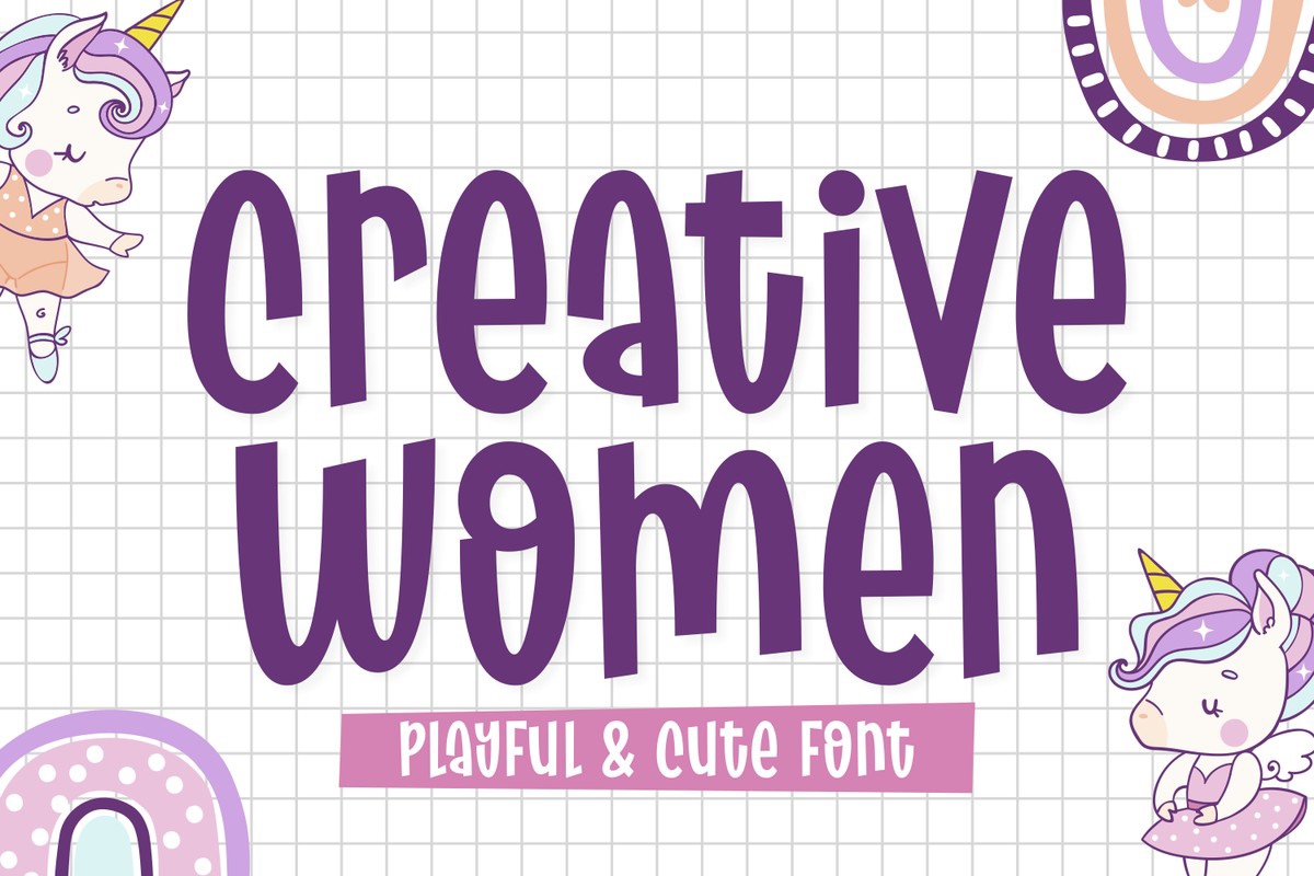 Creative Women Regular Font preview