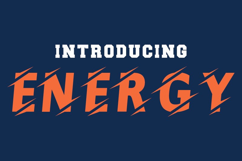 Energy Regular Font preview