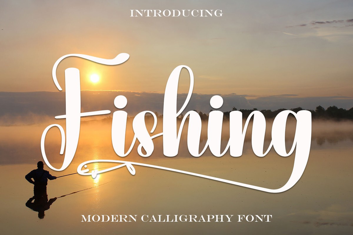 Fishing Regular Font preview