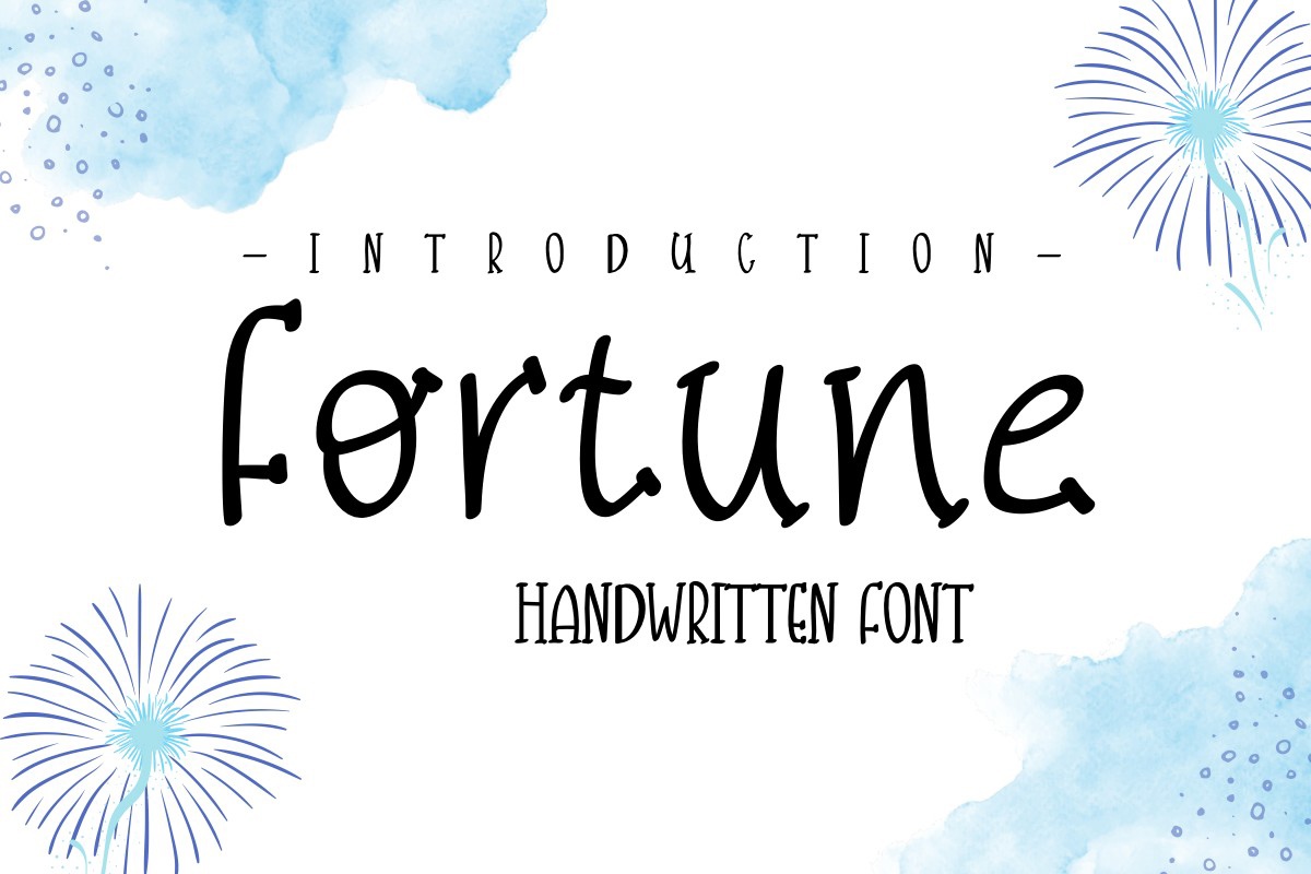 Fortune Font preview