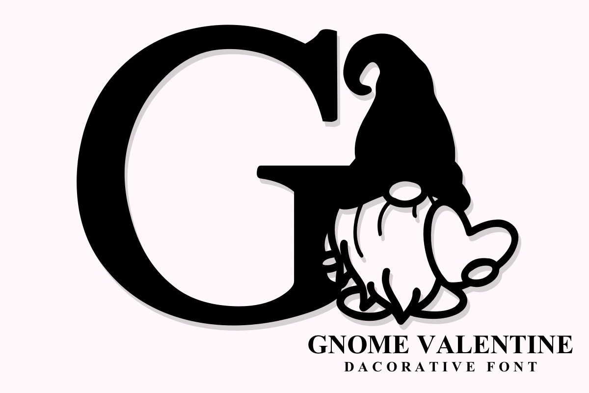 Gnome Valentine Font preview