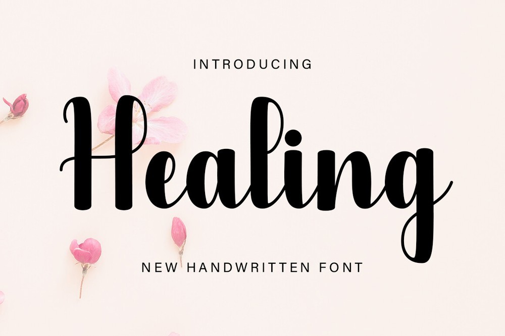 Healing Font preview