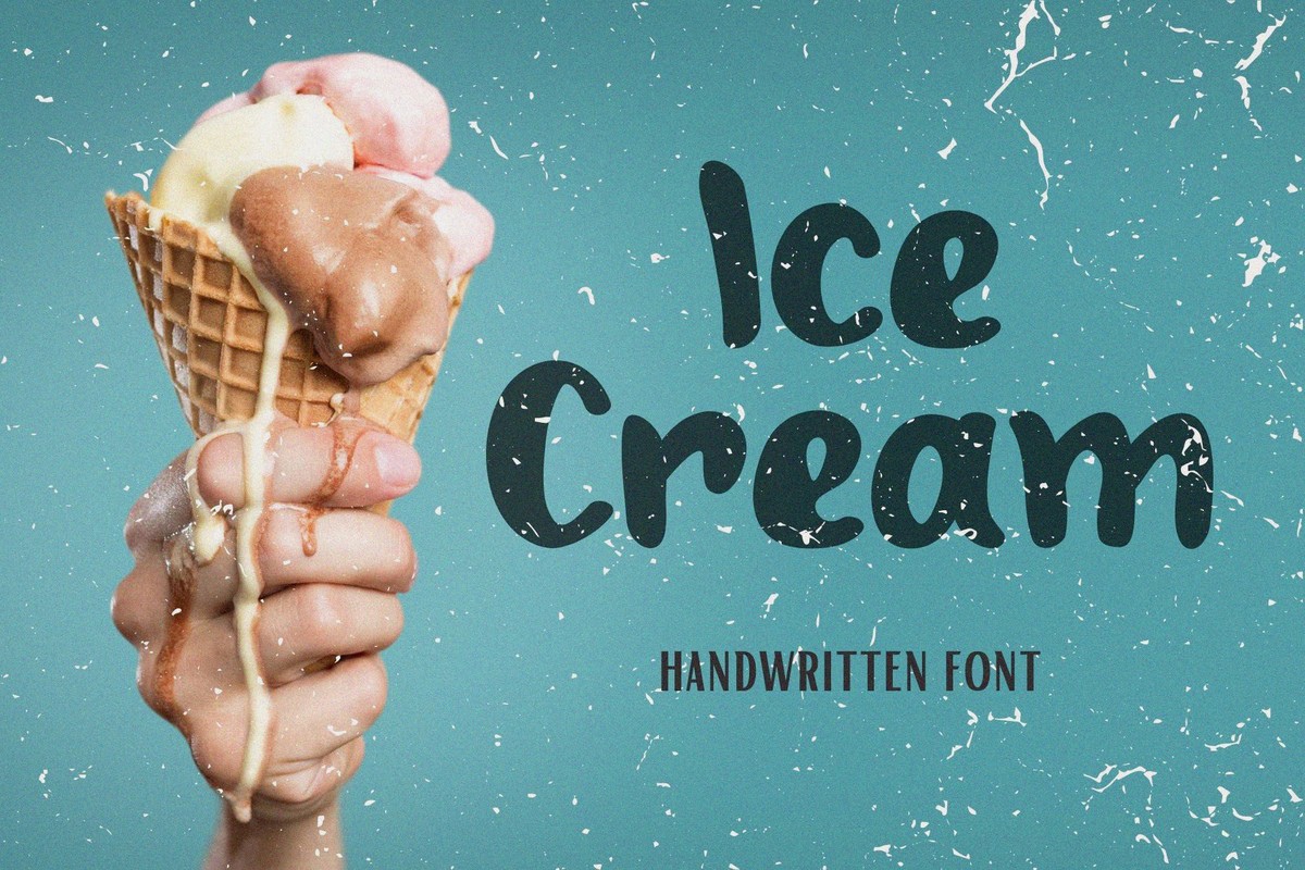 Ice Cream Regular Font preview