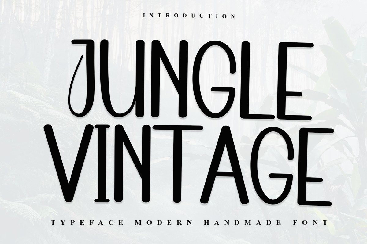 Jungle Vintage Font preview