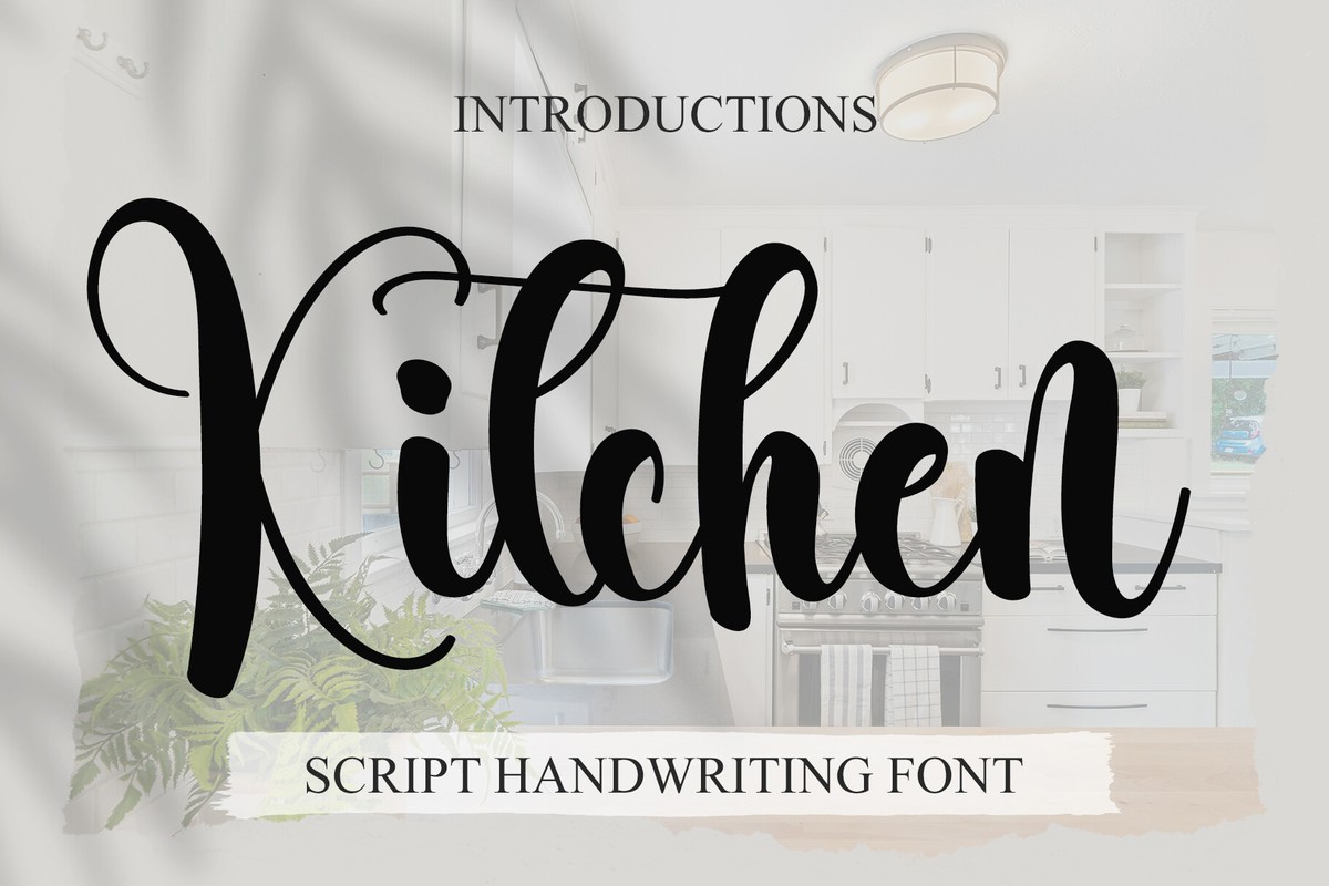 Kitchen Font preview