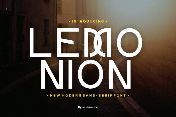 Lemonion Regular Font preview