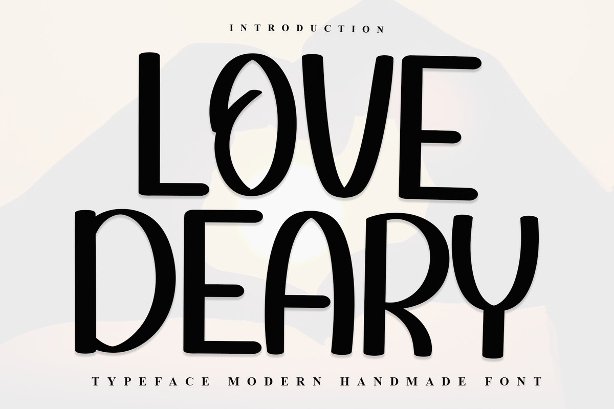 Love DeAry Font preview