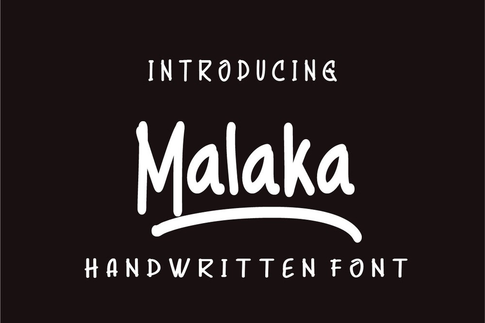 Malaka Font preview