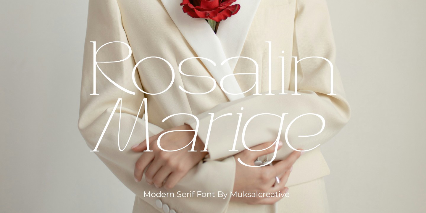 Rosalin Marige Font preview