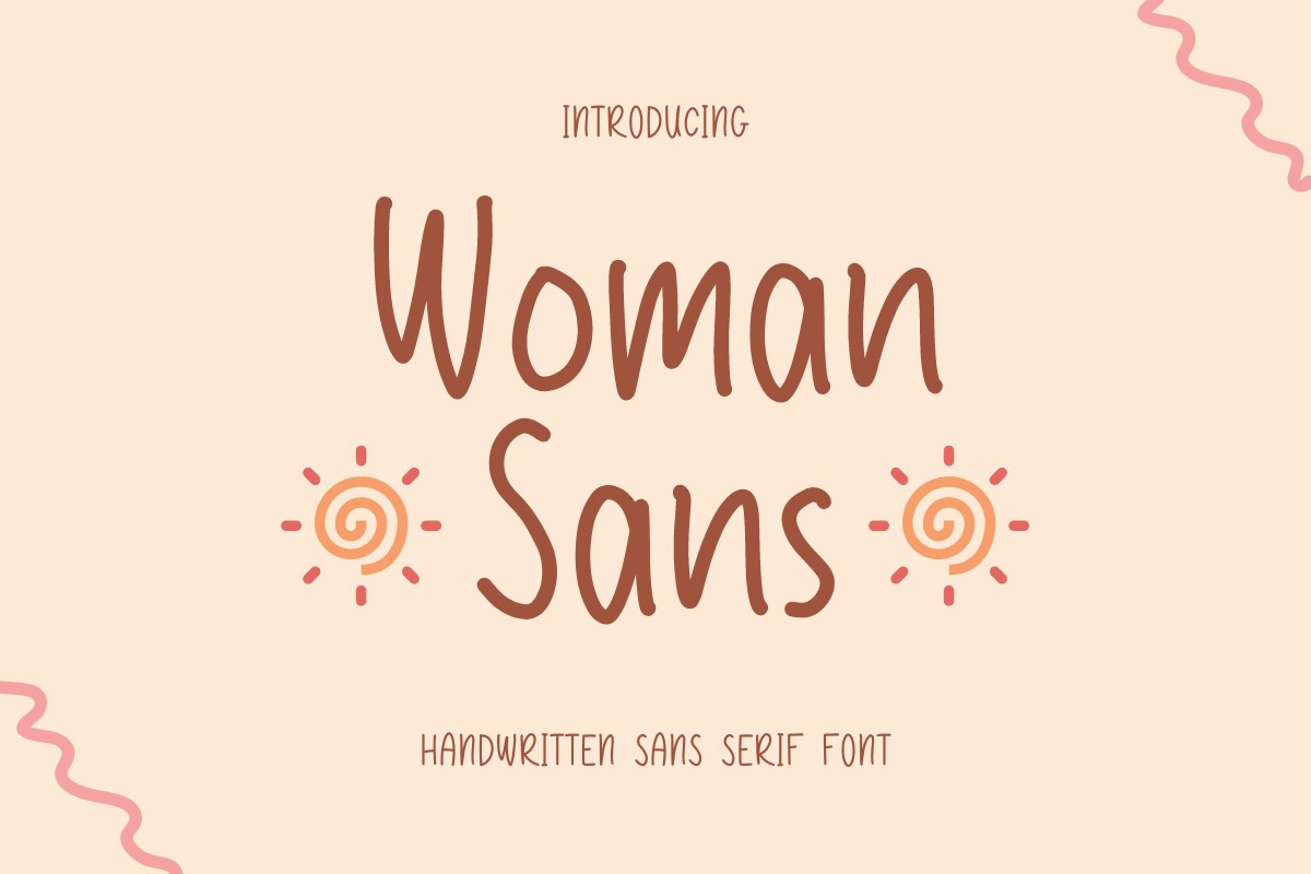 Woman Sans Regular Font preview