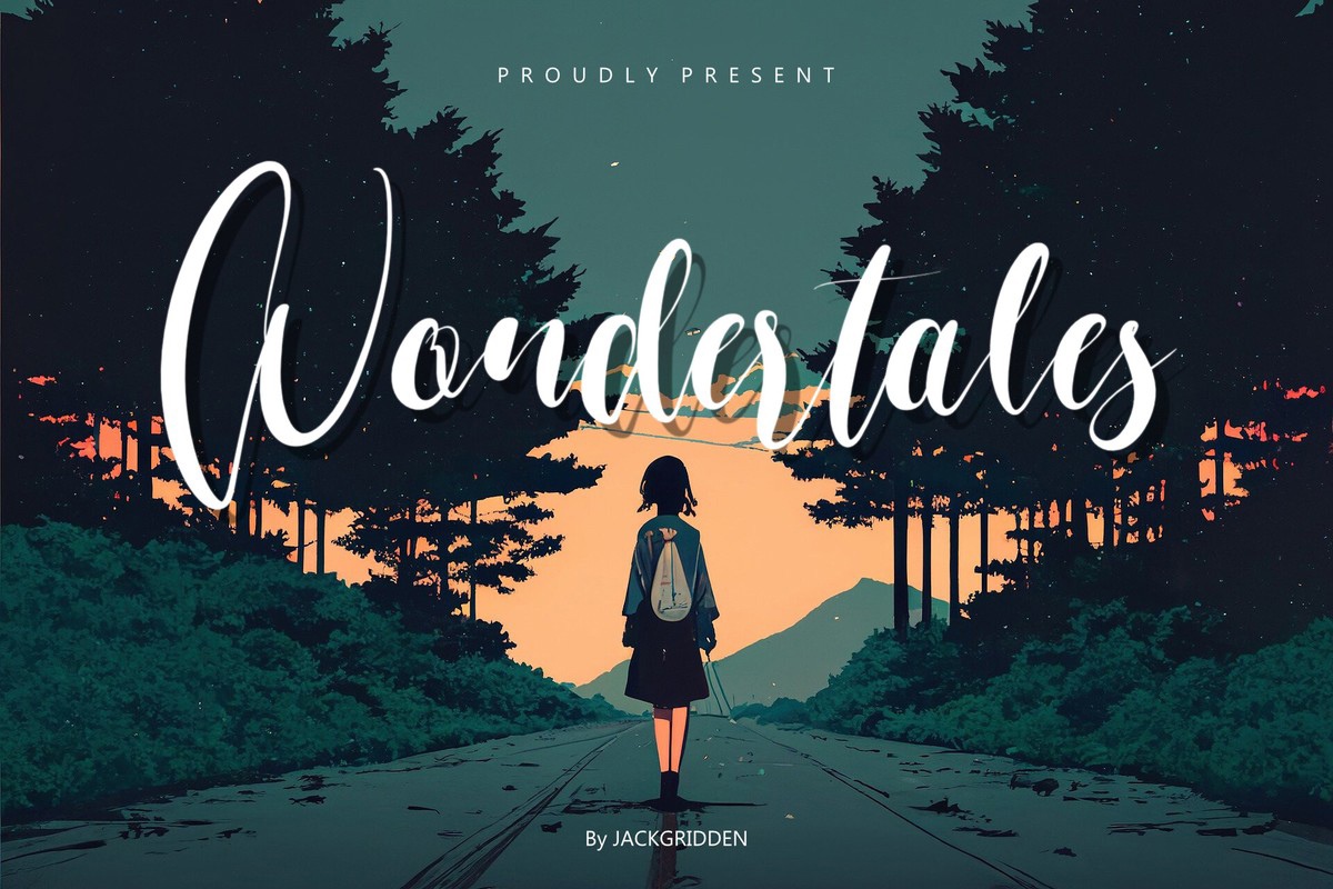 Wondertales Font preview