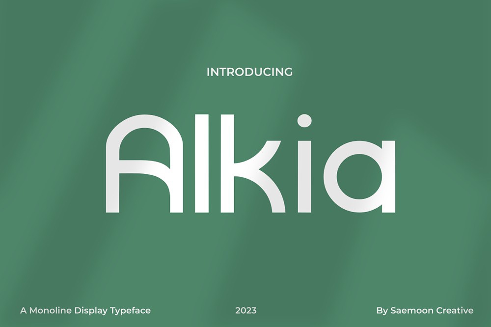 Alkia Font preview