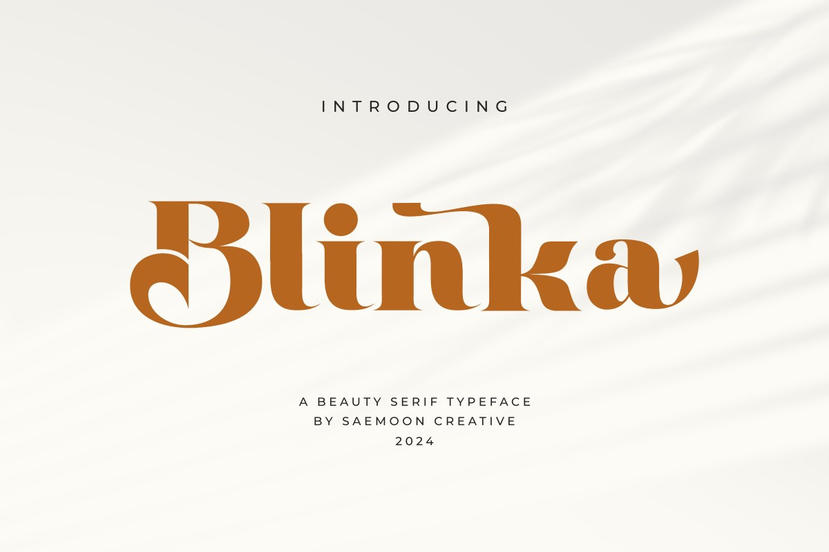 Blinka Regular Font preview