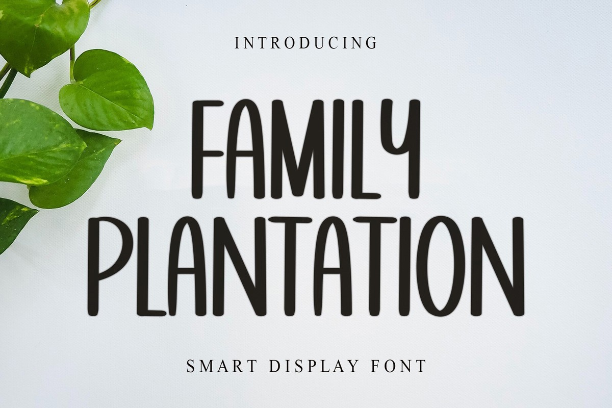 Family Plantation Font preview