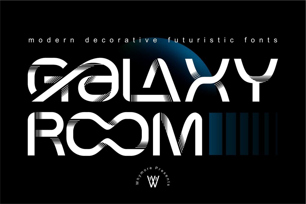 Galaxy Room Font preview