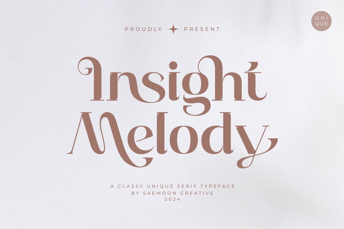 Insight Melody Regular Font preview