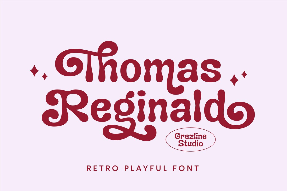 Thomas Reginald Regular Font preview